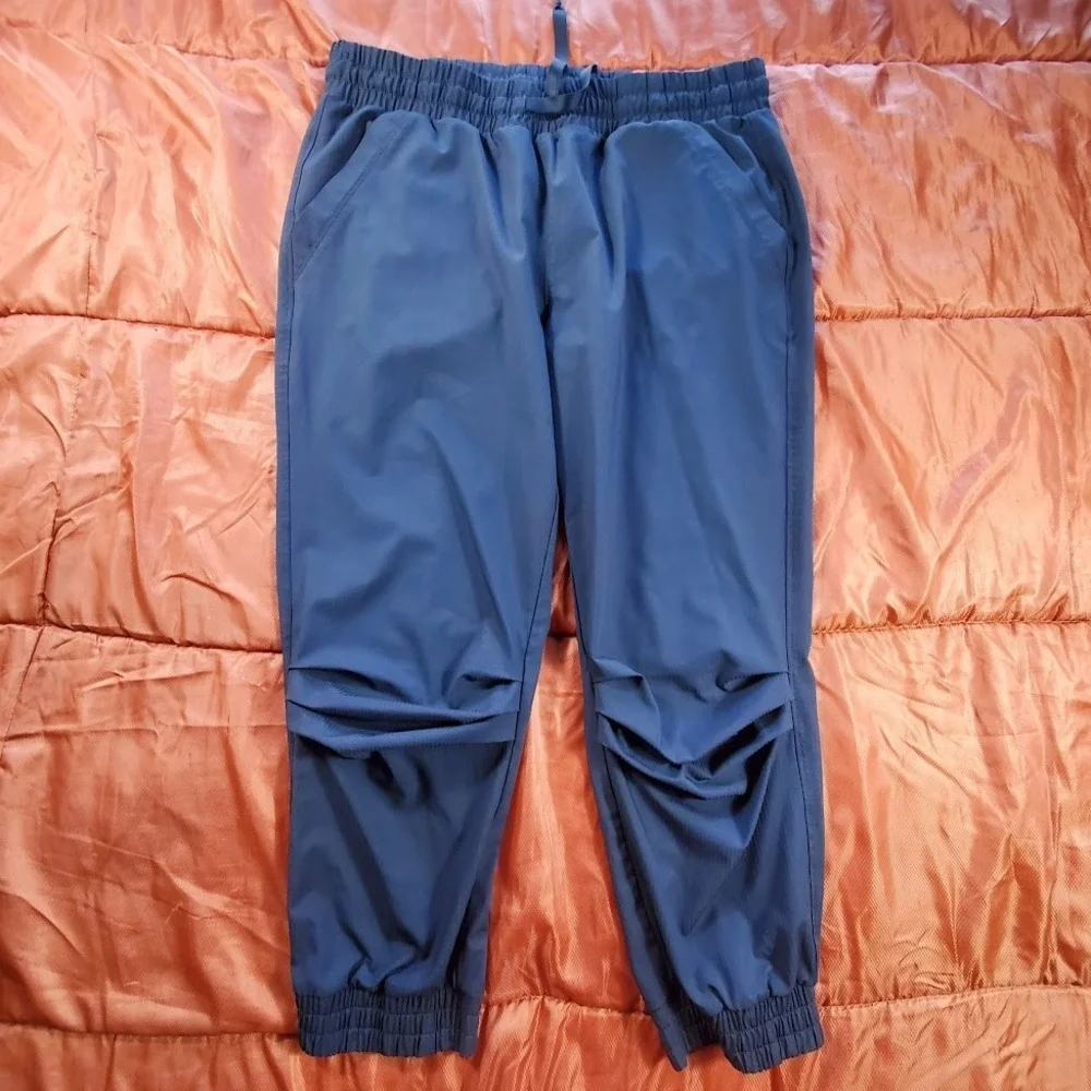 Uniquely Lorna Jane Sz Medium‎ Athleisure Jogger Pants Womens Blue Elastic Waist